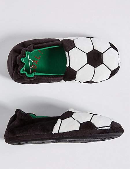 Kids' Football Slippers (13 Small - 7 Large)