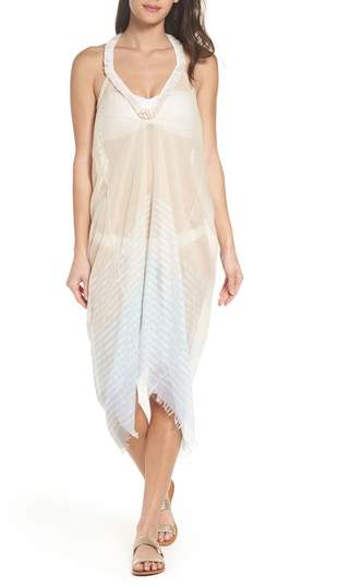 POOL TO PARTY Halter Cover-Up Dress