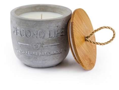 Concrete Jar Candle Bamboo Palm 5.5oz - 2econd Life by Chesapeake Bay Candle