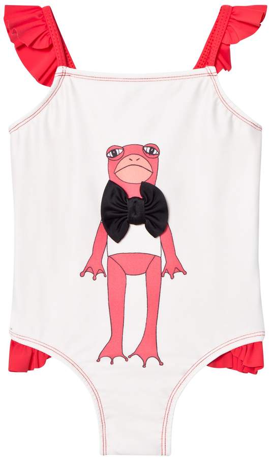 Cerise Frog Wing Swimsuit