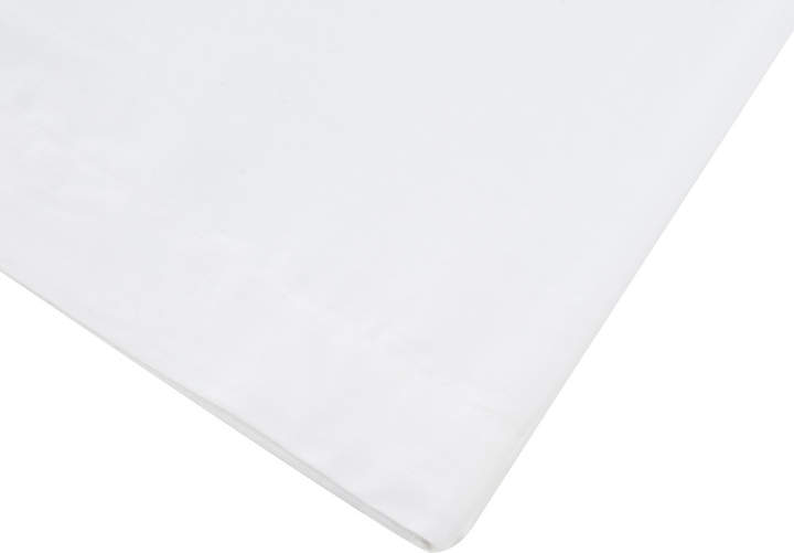 A by Amara - Cotton Sateen 300 Thread Count Flat Sheet - White - Super King