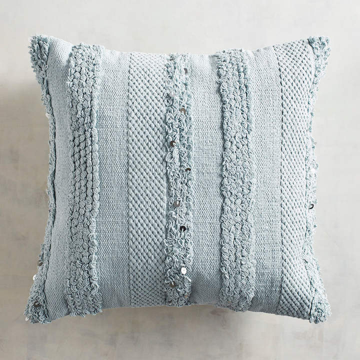 Chunky Moroccan Blue Pillow