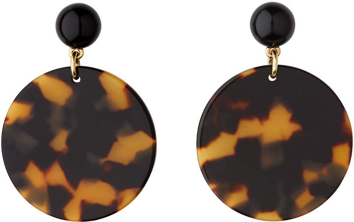 Tort Circle Resin Earring