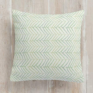 Minty Herring Square Pillow