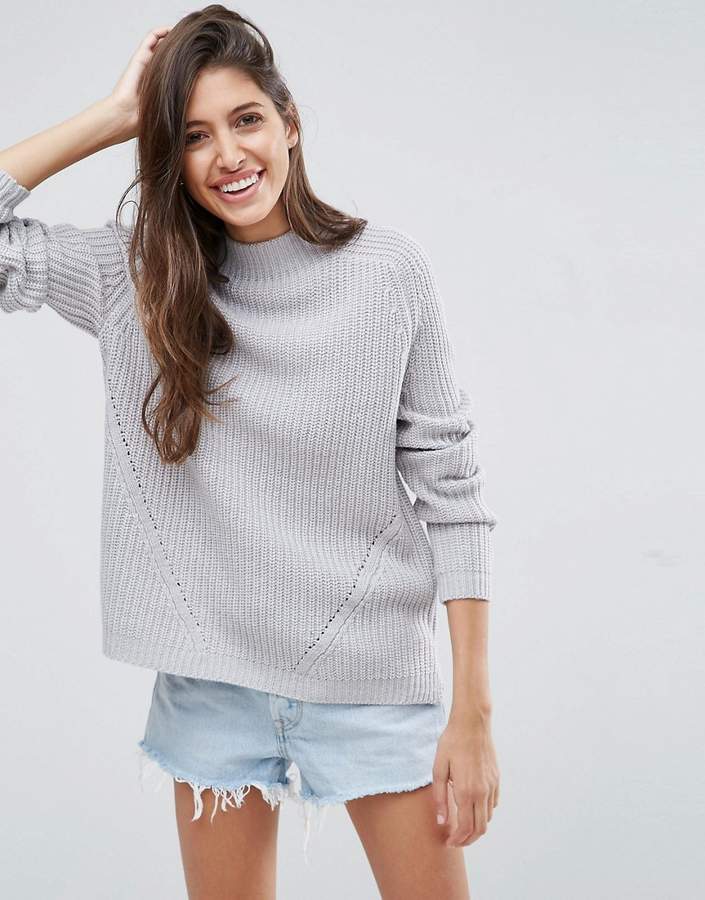 Ultimate Chunky Sweater With Slouchy High Neck