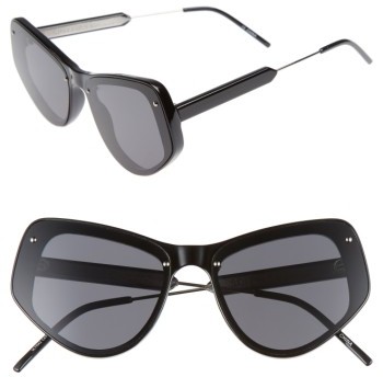 Ultra 2 62Mm Mirrored Sunglasses - Black/ Black