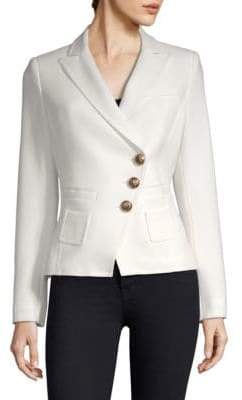 Asymmetric Wrap Blazer