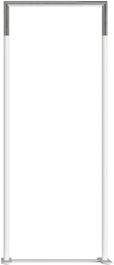 Frost - Bukto C-stand Kleiderständer, 600 x 1500 mm, Weiß/poliert