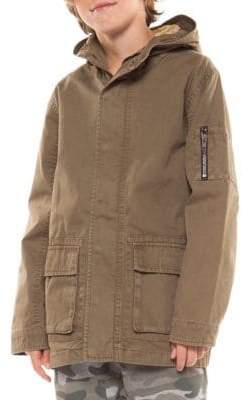 Boy's Hooded Cotton Jacket