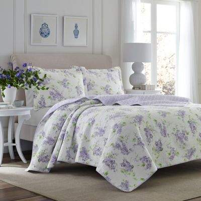 Keighley King Quilt Set in Light Purple
