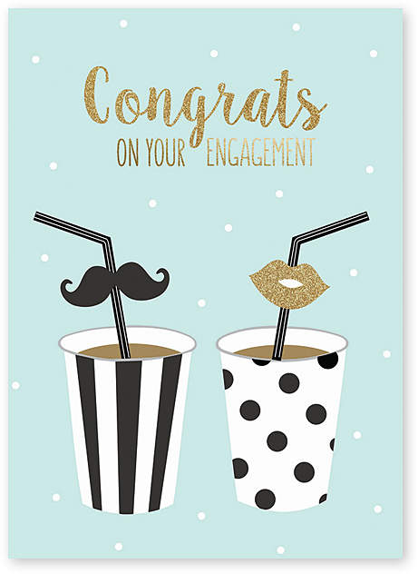 'Congrats on Your Engagement' Greeting Card - Set of Six