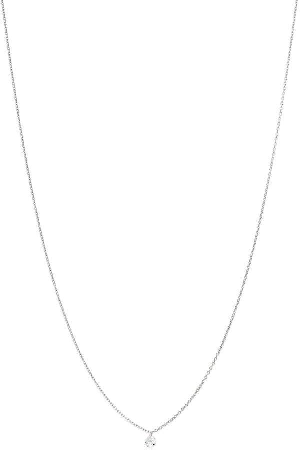Aerodiamonds AeroDiamonds 18K White Gold Solo Petite Diamond Fringe Necklace, 16