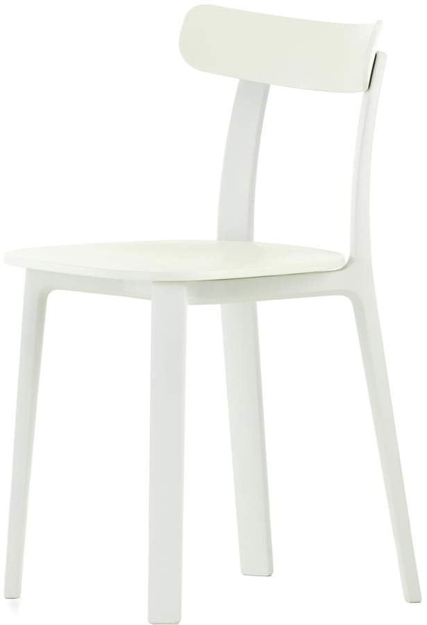 All Plastic Chair, Weiß, Filzgleiter (Hartboden)