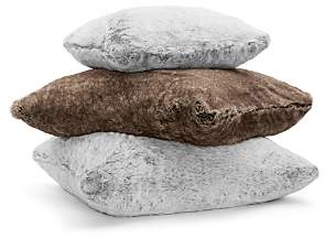 Hudson Park Collection Hudson Park Frosted Faux Fur Floor Cushion - 100% Exclusive
