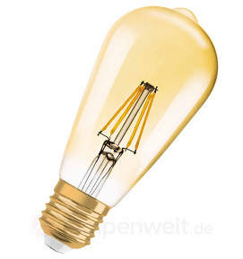 E27 6,5W 824 LED-Rustikalampe Vintage Edition 1906