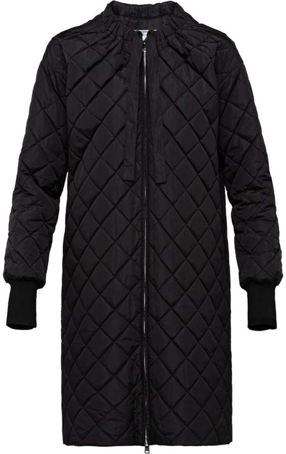 quilted down coat