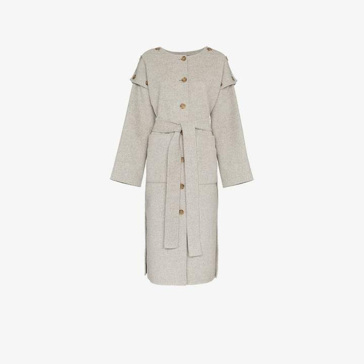 Buy Rejina Pyo simone belted wool coat!
