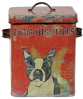 CREATIVE CO-OP Dog Biscuit Tin