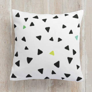 Festive Triangles Square Pillow