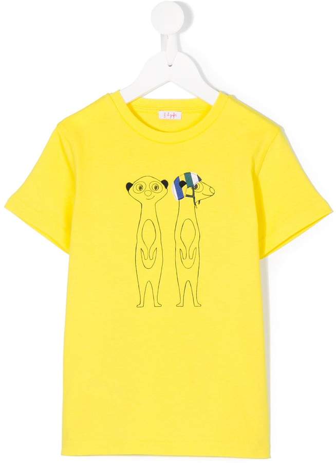 meerkat print T-shirt