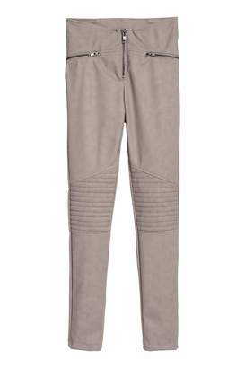 H&M Biker Leggings - Light taupe - Women H&M Biker Leggings - Light taupe - Women