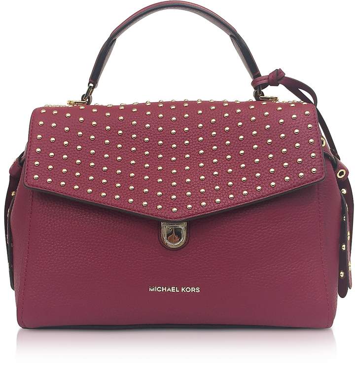 Michael Kors Bristol Mulberry Studded Leather Top Handle Satchel Bag - ONE COLOR - STYLE