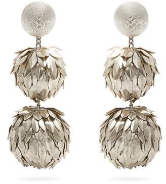 REBECCA DE RAVENEL Thunder clip-on earrings