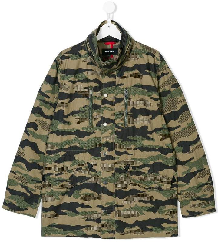 camouflage coat
