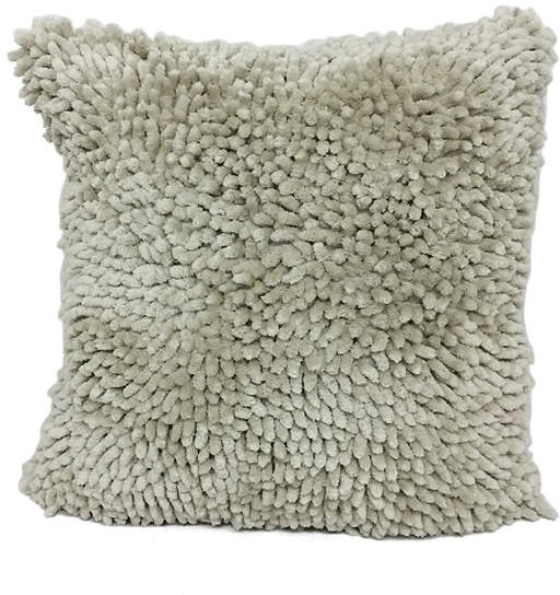Ivory Winslow Faux Fur Throw Pillow