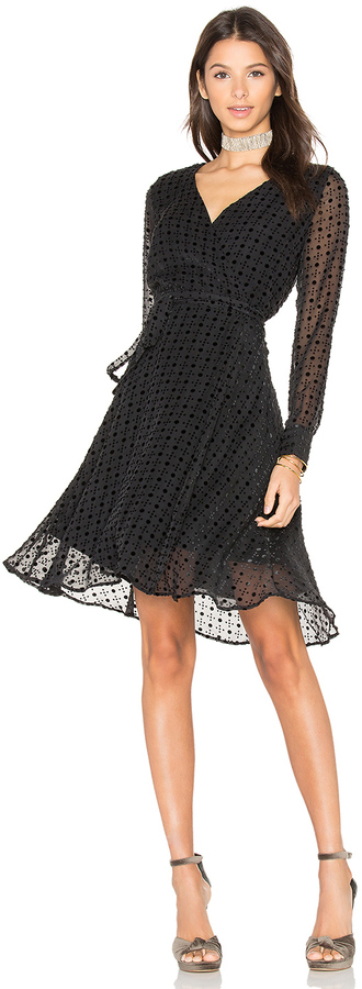 amour vert wrap dress