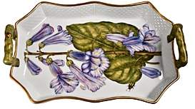 Blue Bells Tray with Handles