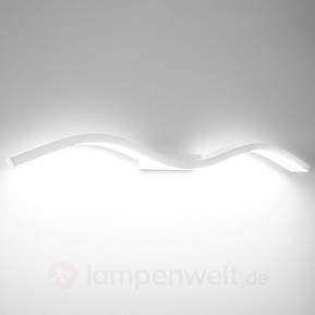 Weiße LED-Wandlampe Volo A, abwärts leuchtend