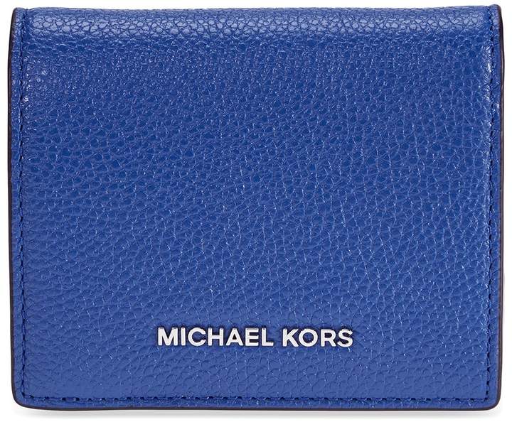 Michael Kors Mercer Flap Card Holder - Electric Blue - ONE COLOR - STYLE