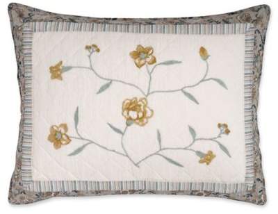Nostalgia HomeTM Constance Standard Pillow Sham in Cream