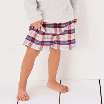 Boating Check Pyjama Shorts (1-12yrs)