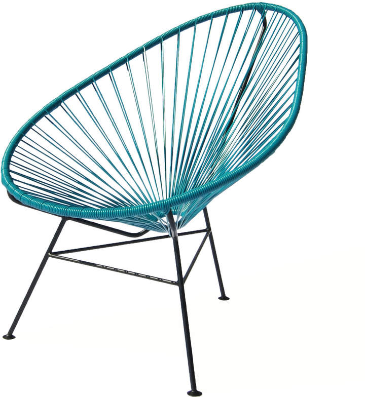 Acapulco Design - Acapulco Classic Chair, petroleum blau / schwarz