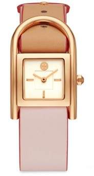 Thayer Rosa Leather-Strap Watch