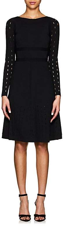 Women's Perforated Knit Dress