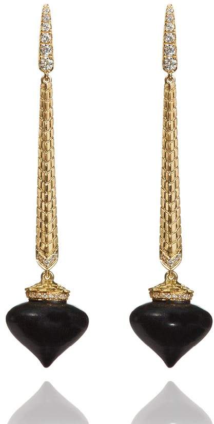 Annoushka Touch Wood Ebony Drop Earrings