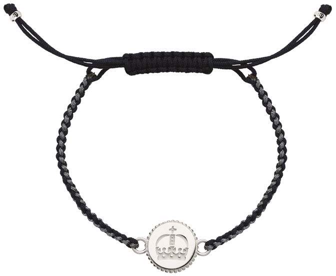 Ascot Crown Cord Bracelet