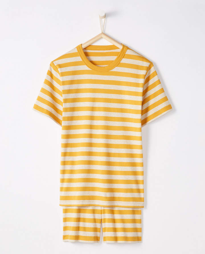 Short John Pajamas In Organic Cotton