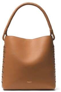 Michael Kors Loren Leather Shoulder Bag - ACORN - STYLE
