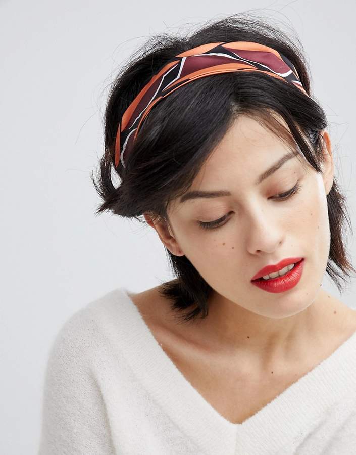 DESIGN Summer Geo Print Wire Twist Headband