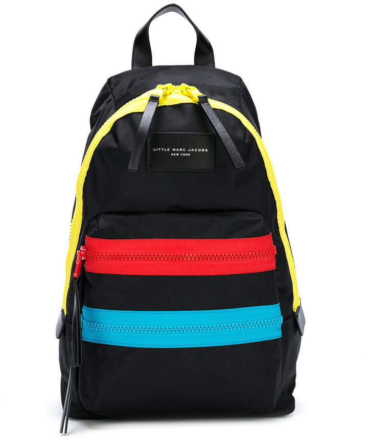 blockcolour zipped backpack