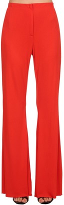 Marni FLARED CREPE JERSEY PANTS