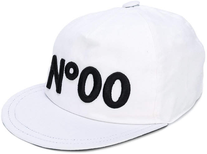 Numero00 Kids logo embroidered cap