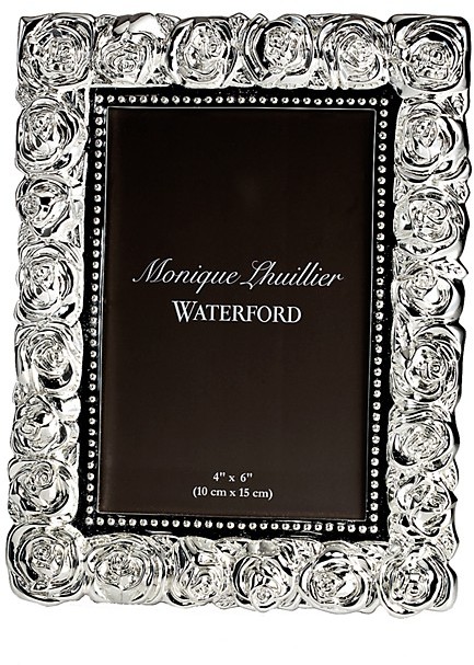 Monique Lhuillier Waterford Sunday Rose Frame, 4" x 6"
