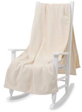 Down Town Company Downtown Company Twin Blanket in Cream