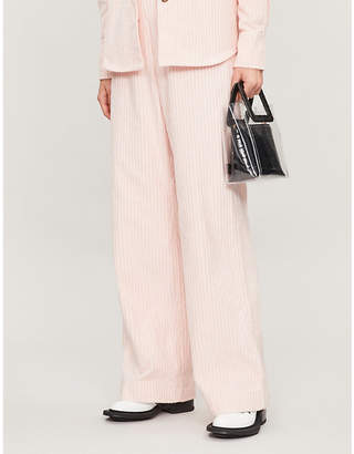 Baum und Pferdgarten Norissa wide high-rise cotton trousers