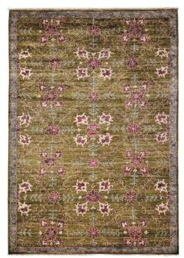 Buy Oushak Collection Spring Flowers Wool Rug!